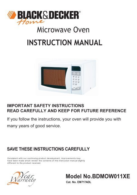 Can You Transfer Warranty On A Black+Decker Microwaves To A New Owner?