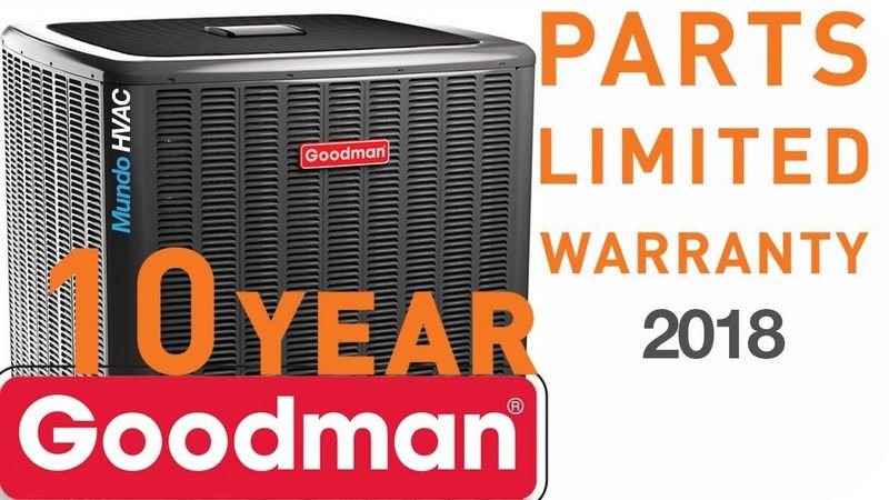 How Long Is The Standard Warranty For Goodman Hvac Systems?