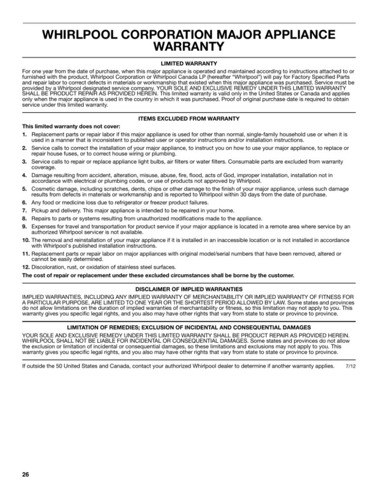How To Check Warranty Status For Your Whirlpool Dishwashers