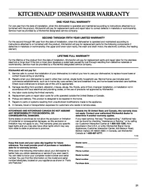 How To Claim A Warranty For Your Kitchenaid Dishwashers