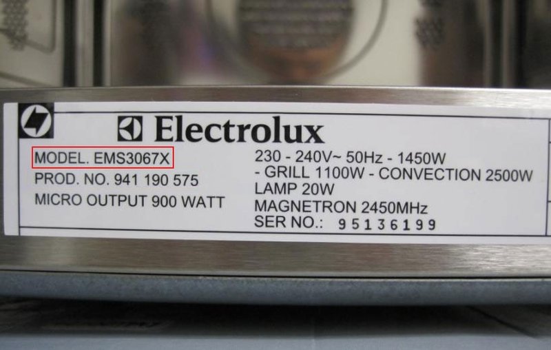 How To Find The Serial Number On Electrolux Kitchen Appliances For Warranty