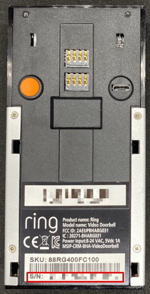 How To Find The Serial Number On Ring Security Systems For Warranty