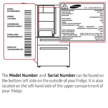 How To Find The Serial Number On Samsung Kitchen Appliances For Warranty