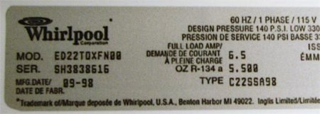How To Find The Serial Number On Whirlpool Microwaves For Warranty