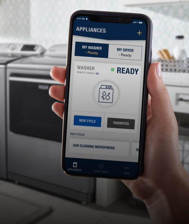 How To Register Your Maytag Laundry Appliances Via Mobile App
