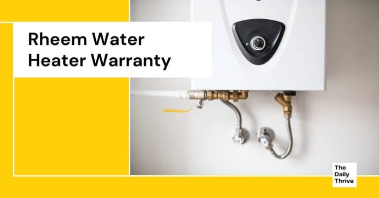 What Does The Rheem Water Heaters Warranty Cover?