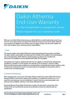 Where To Find The Warranty Policy For Daikin Hvac Systems