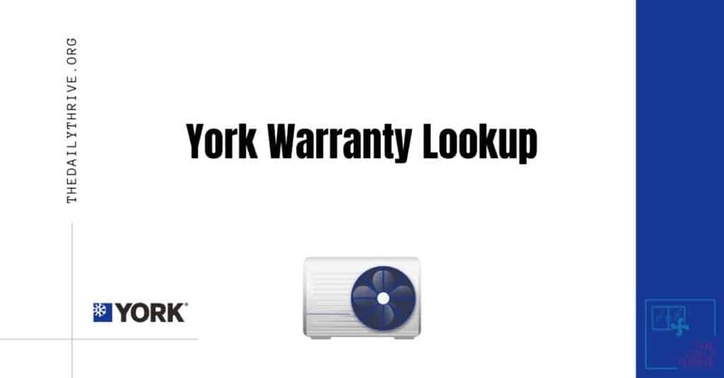 Where To Find The Warranty Policy For York Hvac Systems